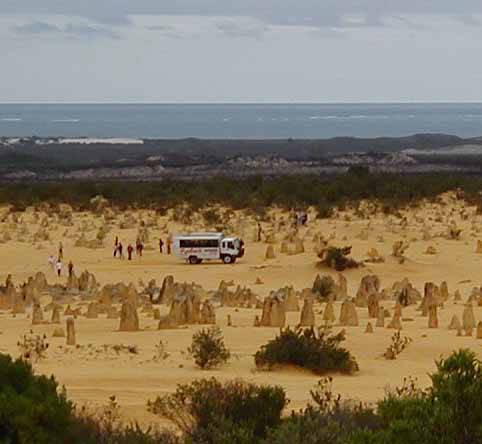 4x4 in the Nambung National Park